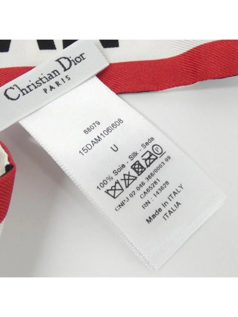 ★SOLD★ Dior Scarf Scarves White - Picture 4 of 4